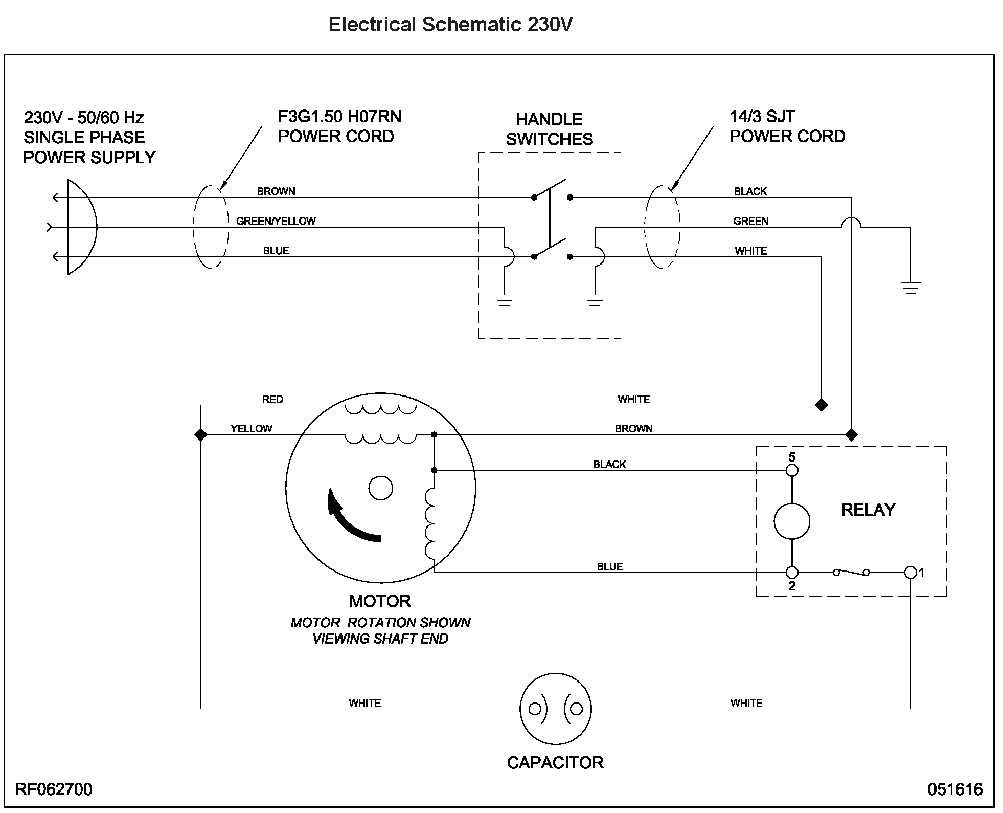 FM 230V Electrical Schematic