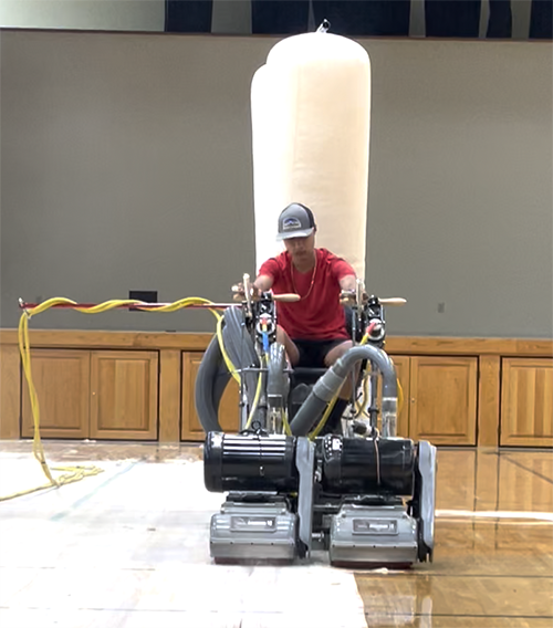 Gym Vac Dust Containment System