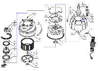 AVac12_Vacuum Motor and Cover Assembly Diagram