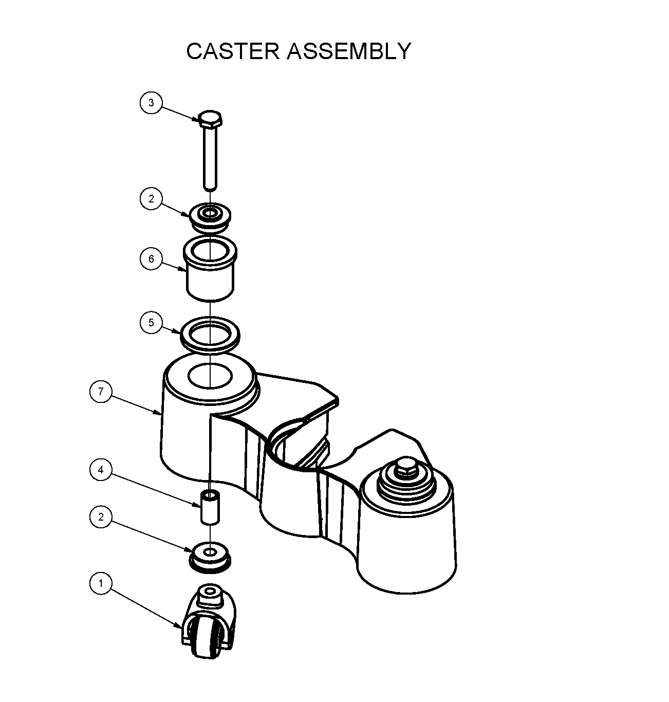 Compass Caster Assembly RF080400_121922