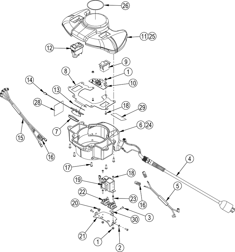 CE-7 Pro Handle Assembly